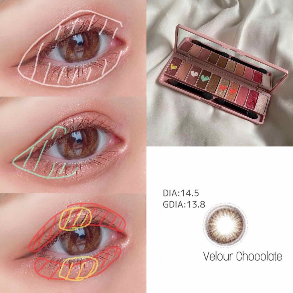 プレイカラー アイシャドウ/ETUDE/アイシャドウパレットを使ったクチコミ(3枚目)