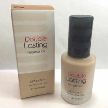 とっても伸びが良く、少量でもしっかりカバー😁✨
ETUDE HOUSE Double Lasting FOUNDATION
エチュードハウス ダブルラスティング ファンデーション

半プッシュほどでいけ