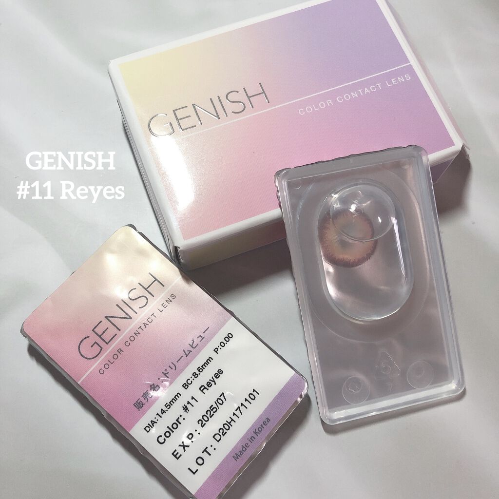 GENISH/株式会社ビューフロンティア/カラーコンタクトレンズを使ったクチコミ（1枚目）