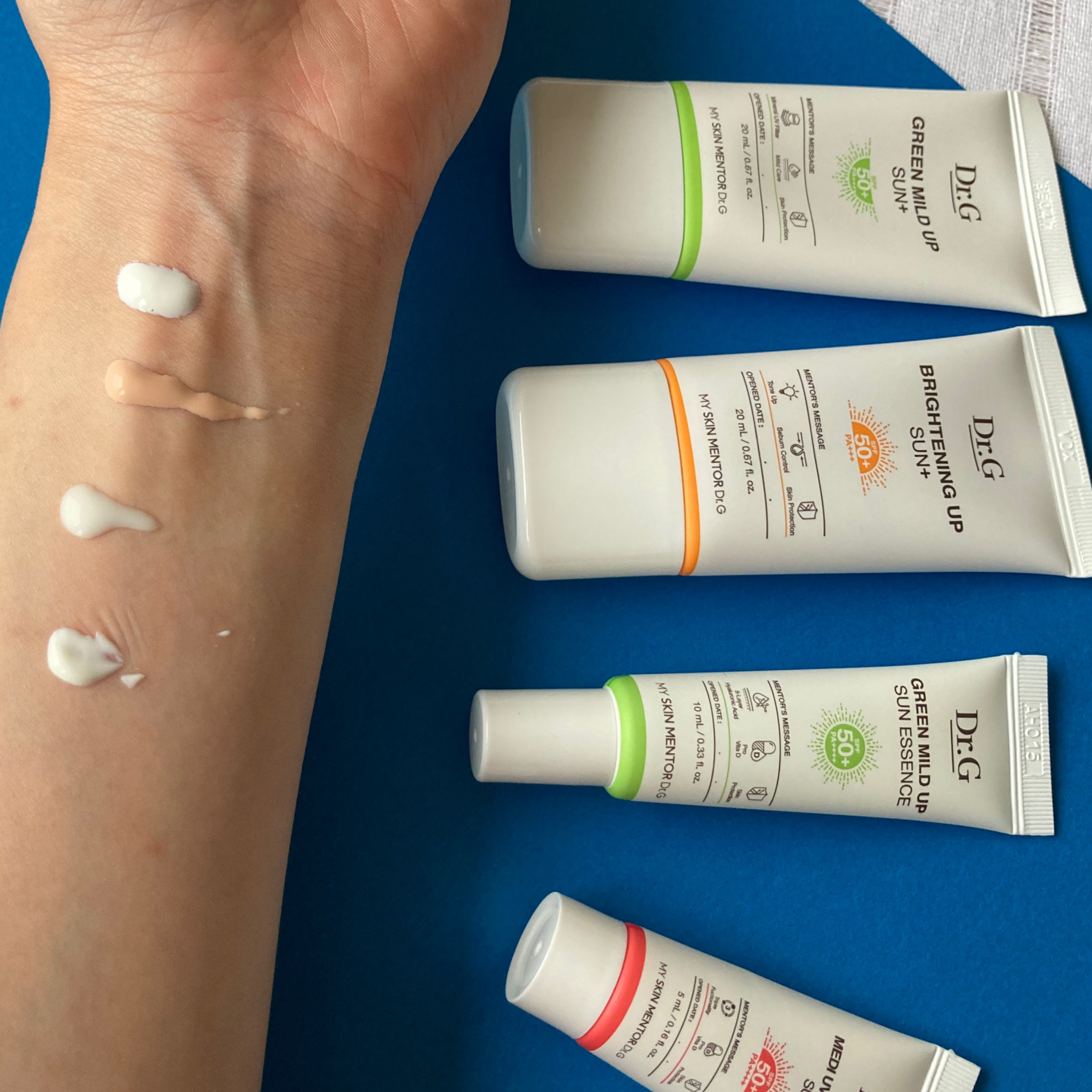グリーンマイルドアップサンプラス/Dr.G/日焼け止めクリームを使ったクチコミ（2枚目）