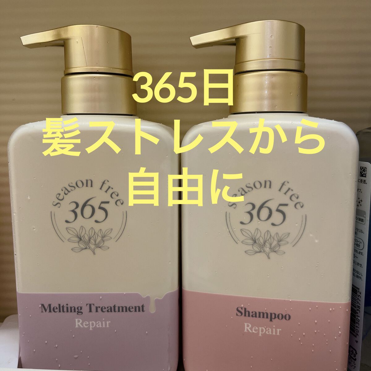 リペア シャンプー/メルティングトリートメント/season free 365/市販シャンプーを使ったクチコミ（1枚目）