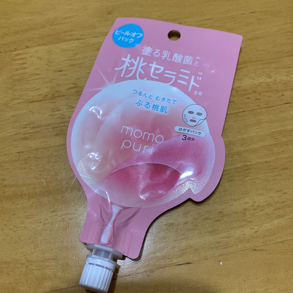 ももぷり フレッシュピールオフパック/ももぷり/ピーリングを使ったクチコミ(2枚目)