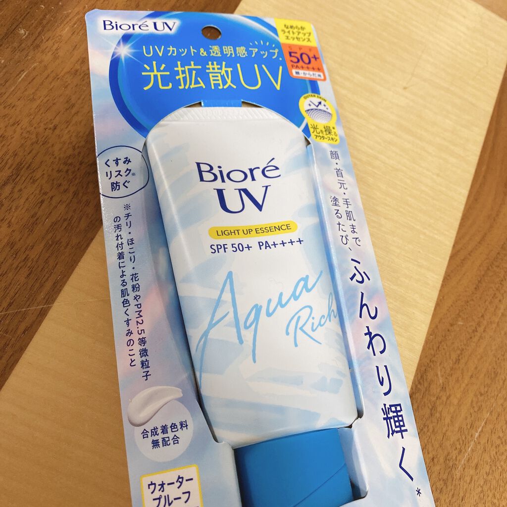 ビオレUV アクアリッチ ライトアップエッセンス/ビオレ/日焼け止めクリームを使ったクチコミ(1枚目)