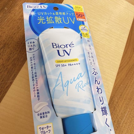 ビオレUV アクアリッチ ライトアップエッセンス/ビオレ/日焼け止めクリームを使ったクチコミ(1枚目)