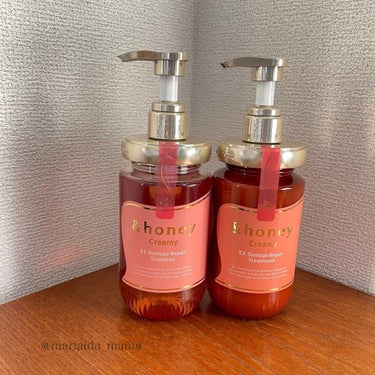 Creamy EXダメージリペアシャンプー1.0/ヘアトリートメント2.0/&honey/シャンプー・コンディショナーを使ったクチコミ（1枚目）