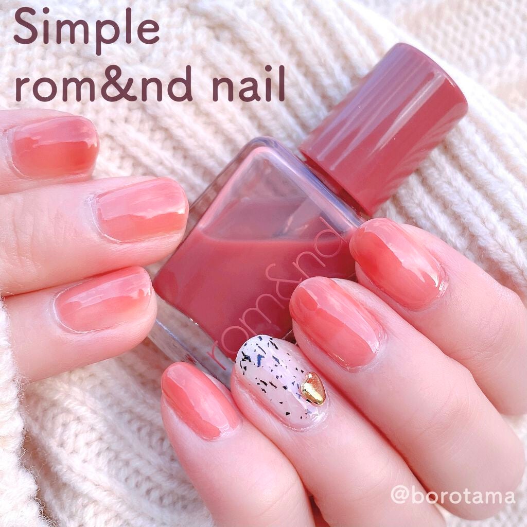 ムードペブルネイル/rom&nd/マニキュアを使ったクチコミ(1枚目)