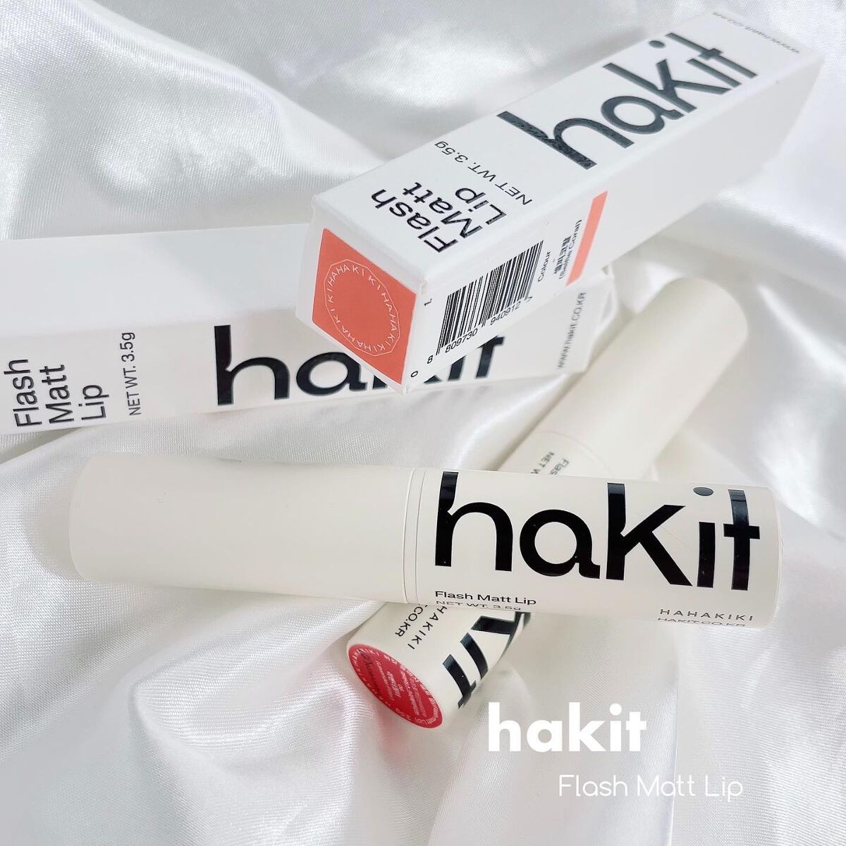 フラッシュマットリップ/HAKIT/口紅を使ったクチコミ(8枚目)