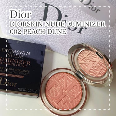 Dior ディオールスキン ミネラル ヌード ルミナイザー パウダー ＜サマー デューン＞のクチコミ「───────୨୧
Dior
NUDE LUMINIZER
✓002 PEACH DUNE/
.....」（1枚目）