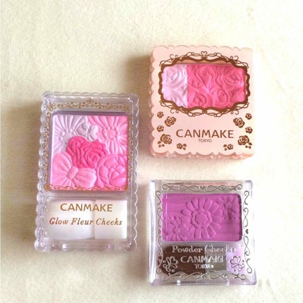 グロウフルールチークス/キャンメイク/パウダーチークを使ったクチコミ(1枚目)