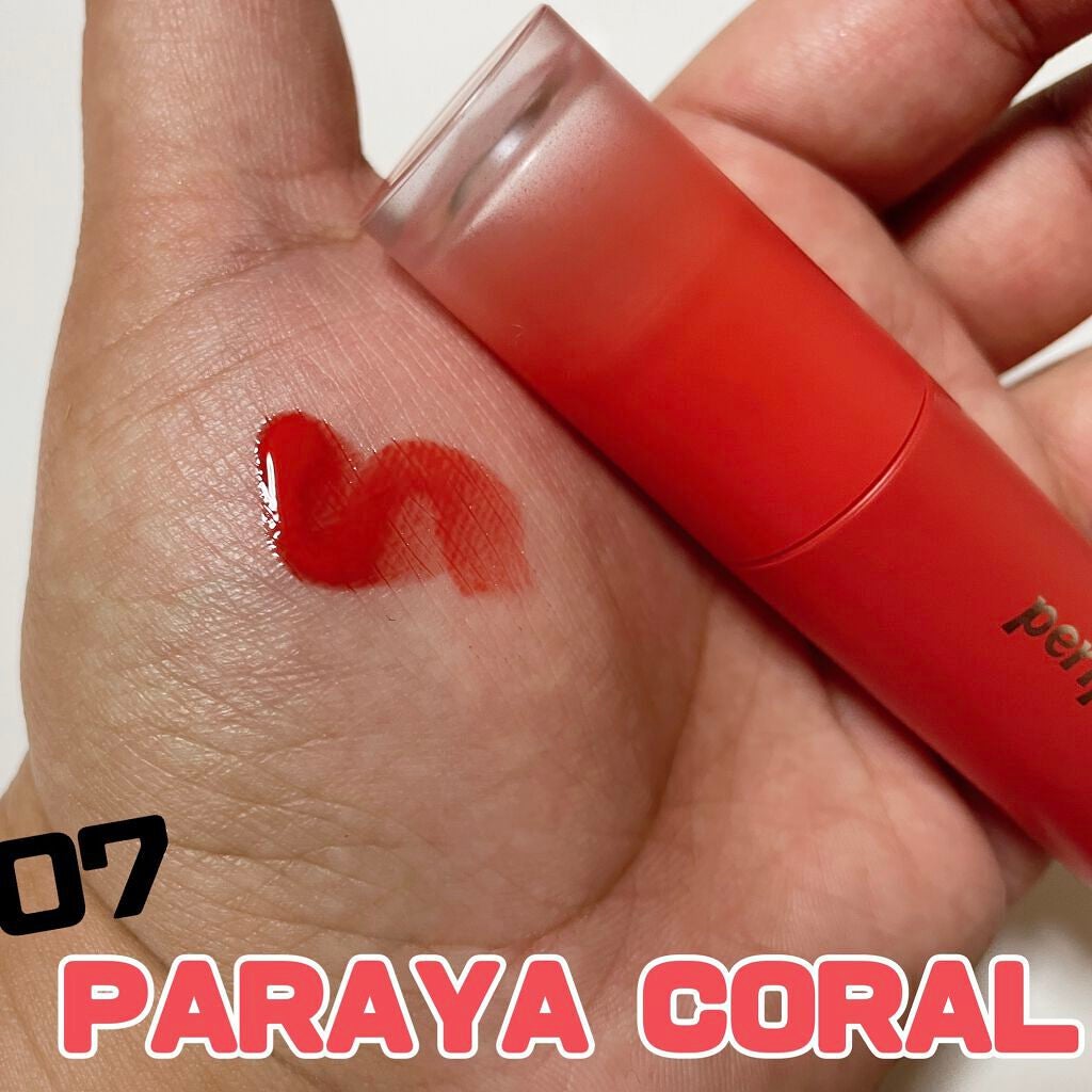 インク ムード ドロップ ティント/PERIPERA/リップグロスを使ったクチコミ(3枚目)