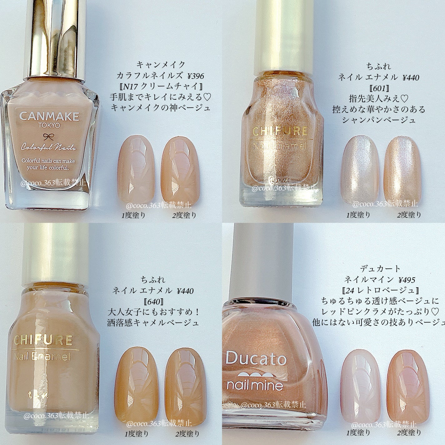 カラフルネイルズ/キャンメイク/マニキュアを使ったクチコミ(5枚目)