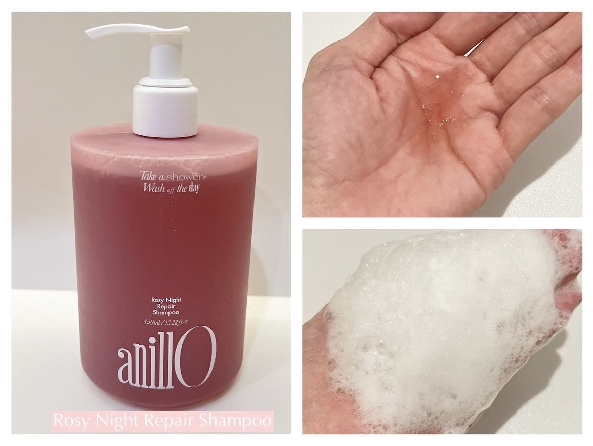 ロージーナイトリペアシャンプー/アンプルトリートメント/ANILLO/市販シャンプーを使ったクチコミ（2枚目）
