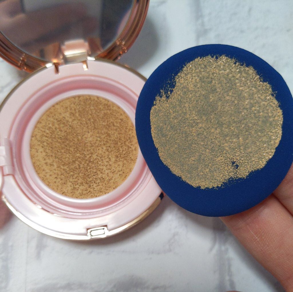 ピンクティーツリーカバークッション/APLIN/クッションファンデーションを使ったクチコミ(3枚目)