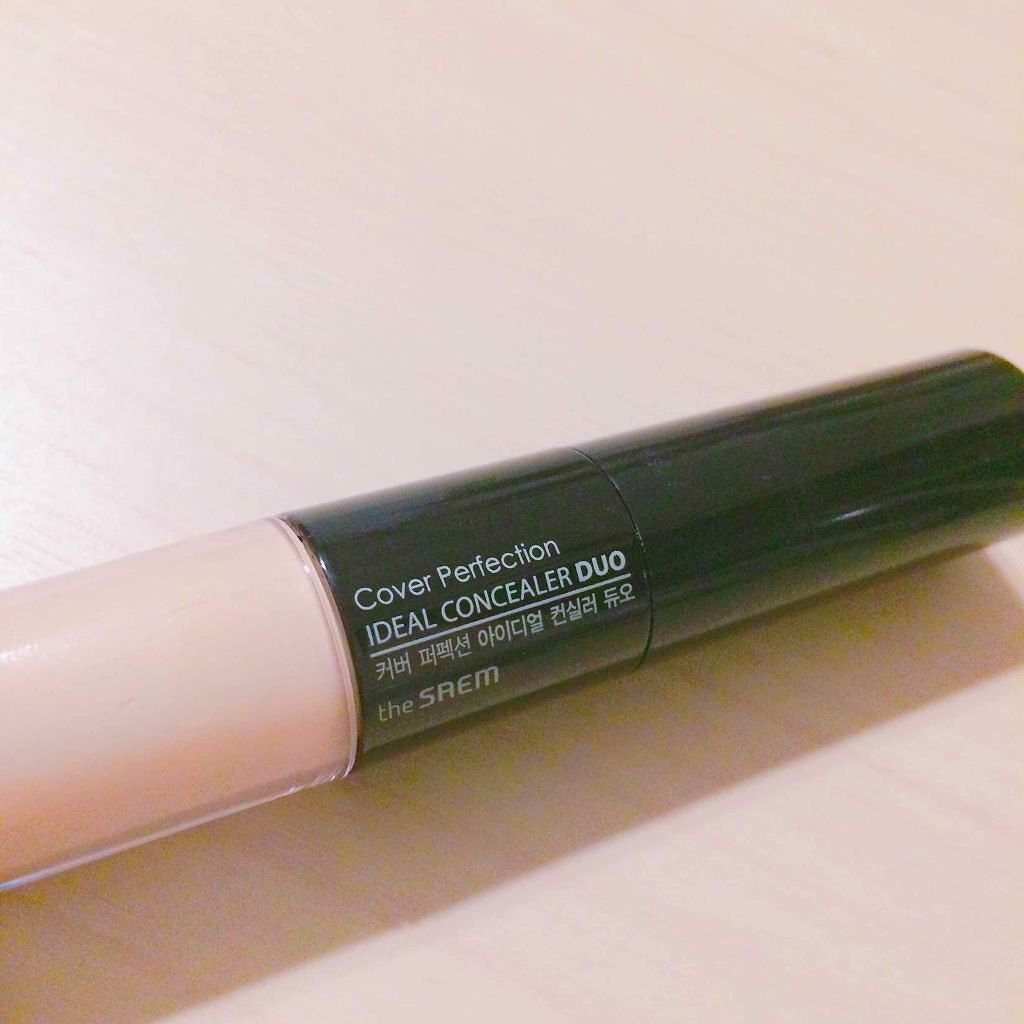 カバーパーフェクション アイディールコンシーラー デュオ/the SAEM/スティックコンシーラーを使ったクチコミ（1枚目）