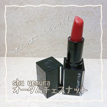 ルージュ アンリミテッド キヌ サテン BR 784（限定）/shu uemura/口紅を使ったクチコミ（1枚目）