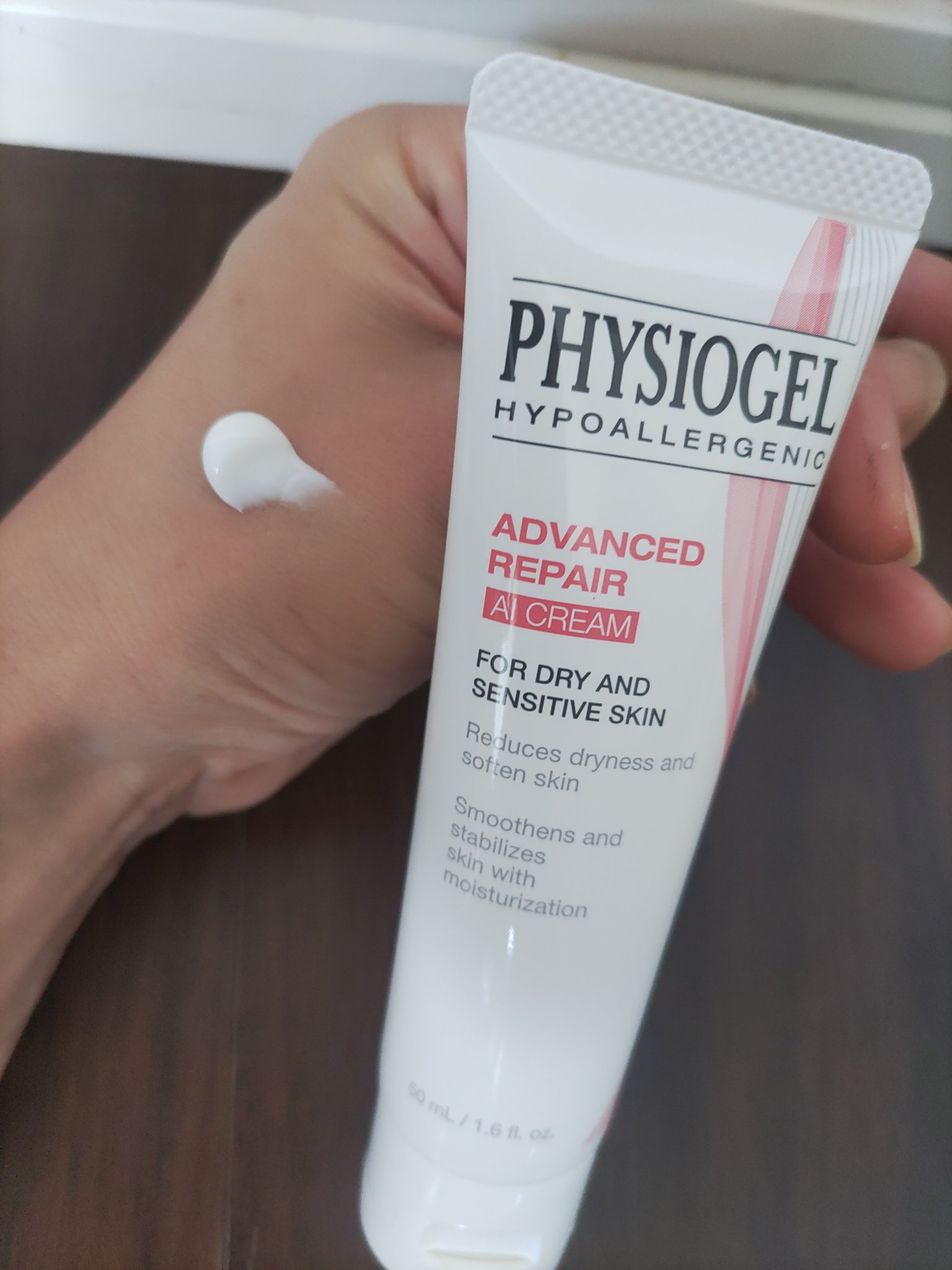 レッドスージングAIクリーム/PHYSIOGEL/フェイスオイルを使ったクチコミ（2枚目）