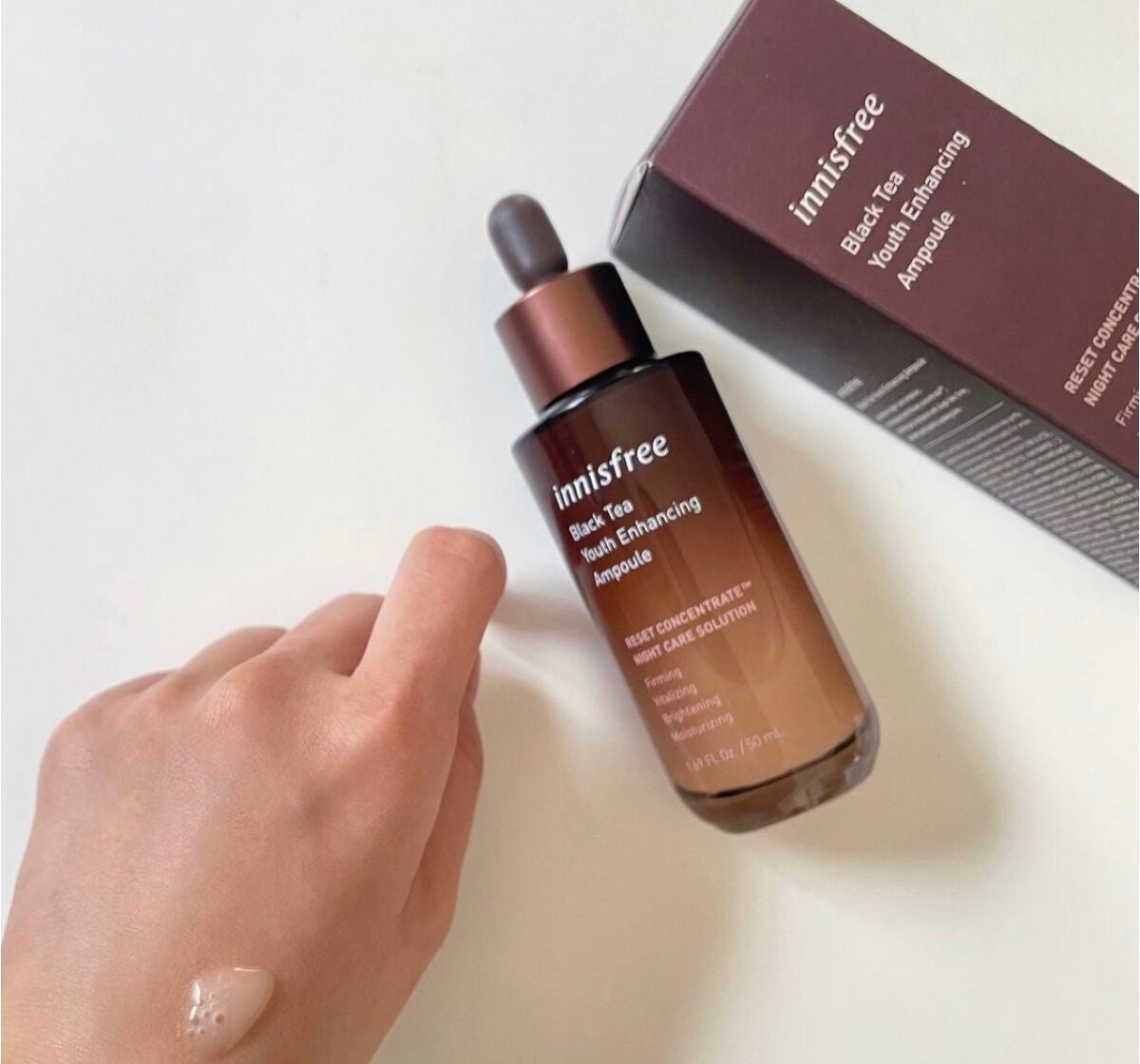 ブラックティー ユース セラム/innisfree/美容液を使ったクチコミ(2枚目)