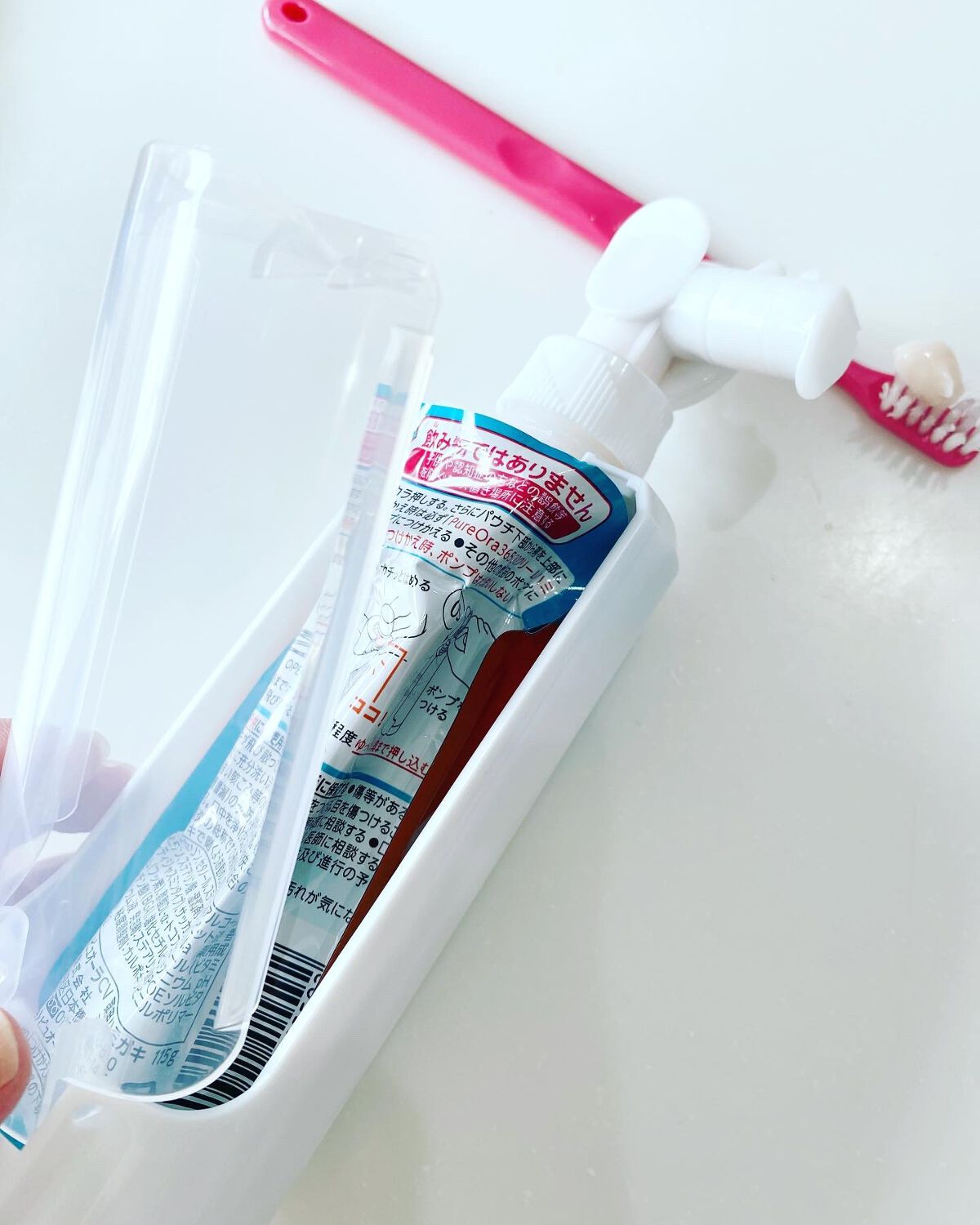 ピュオーラ36500 薬用ハグキ高密着クリームハミガキ/ピュオーラ/歯磨き粉を使ったクチコミ(4枚目)