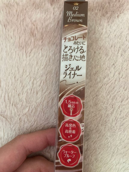 クリーミータッチライナー/キャンメイク/ジェルアイライナーを使ったクチコミ(1枚目)