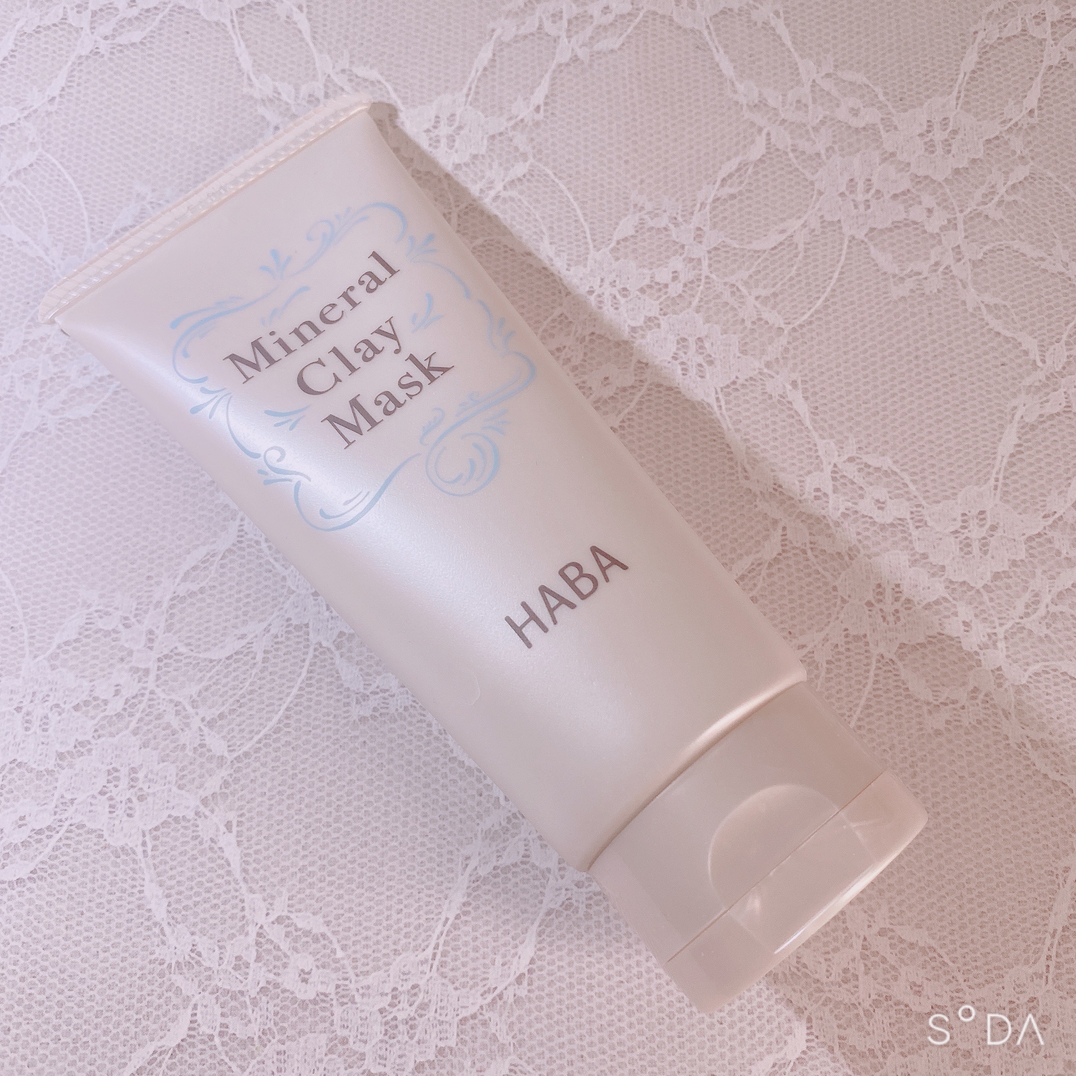 HABA ミネラルクレイマスクのクチコミ「HABAのお店で感動して購入✨

HABA
ミネラルクレイマスク

店頭でスタッフの方に試させ.....」（1枚目）