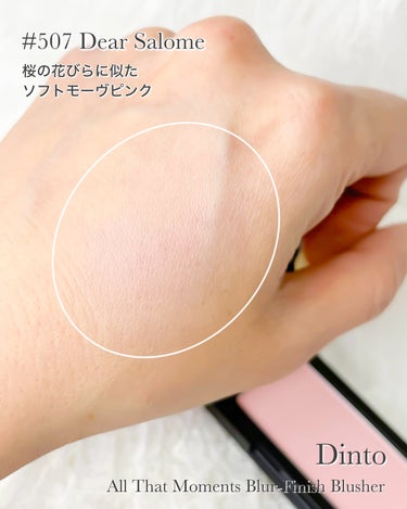 Dinto ブラーフィニシュブラッシャーのクチコミ「Dinto　All That Moments Blur-Finish Blusher

新色　.....」（2枚目）