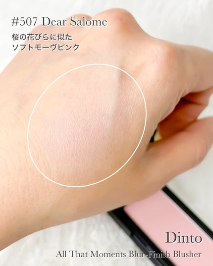 ブラーフィニシュブラッシャー/Dinto/パウダーチークを使ったクチコミ(2枚目)