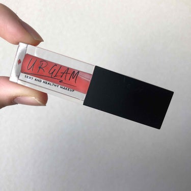 UR GLAM　LIP OIL コーラルピンク/U R GLAM/リップグロスを使ったクチコミ（1枚目）