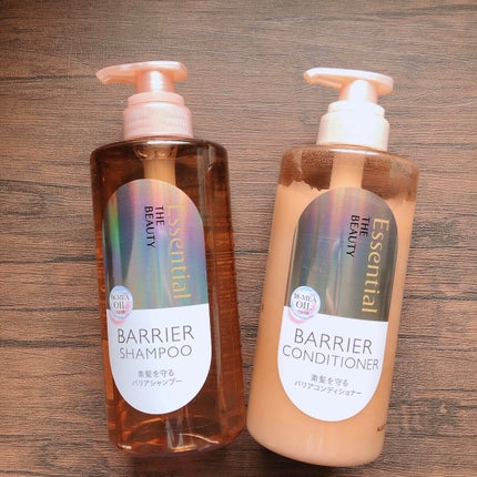 ザビューティ 髪のキメ美容素髪を守る バリアシャンプー/コンディショナー/エッセンシャル/シャンプー・コンディショナーを使ったクチコミ(1枚目)