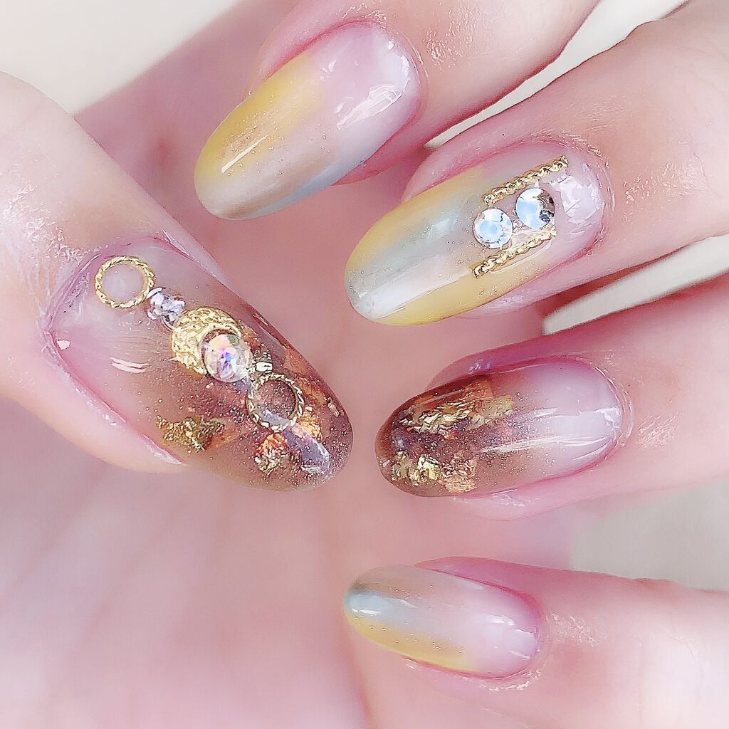 ジェルネイル（ライト対応）/セリア/ジェルネイルを使ったクチコミ（1枚目）