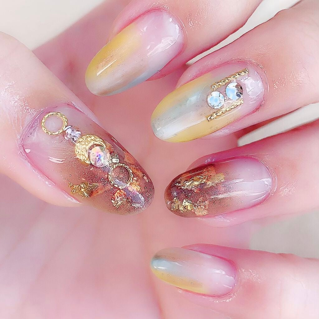 ジェルネイル(ライト対応)/セリア/ジェルネイルを使ったクチコミ(1枚目)