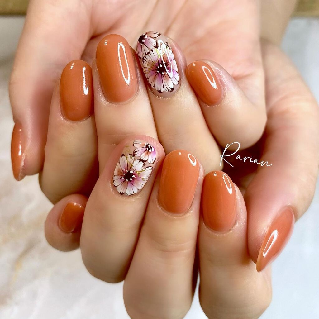 chiho on LIPS 「フラワーアート⸜︎🌼︎⸝.2本アートでも..」(1枚目)