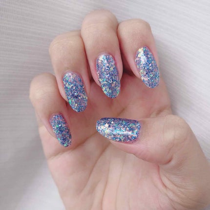 グリッター6個セット/DAISO/ネイルチップ・パーツを使ったクチコミ(2枚目)