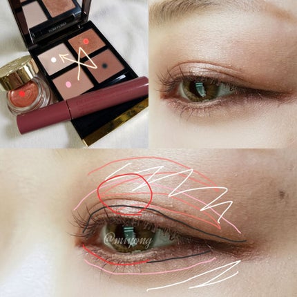 アイ カラー クォード/TOM FORD BEAUTY/アイシャドウパレットを使ったクチコミ(2枚目)