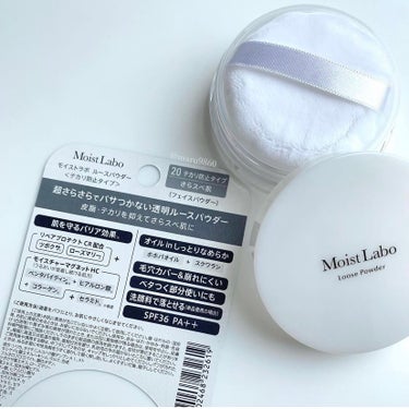 ルースパウダー＜テカリ防止タイプ＞/Moist Labo/ルースパウダーを使ったクチコミ（3枚目）