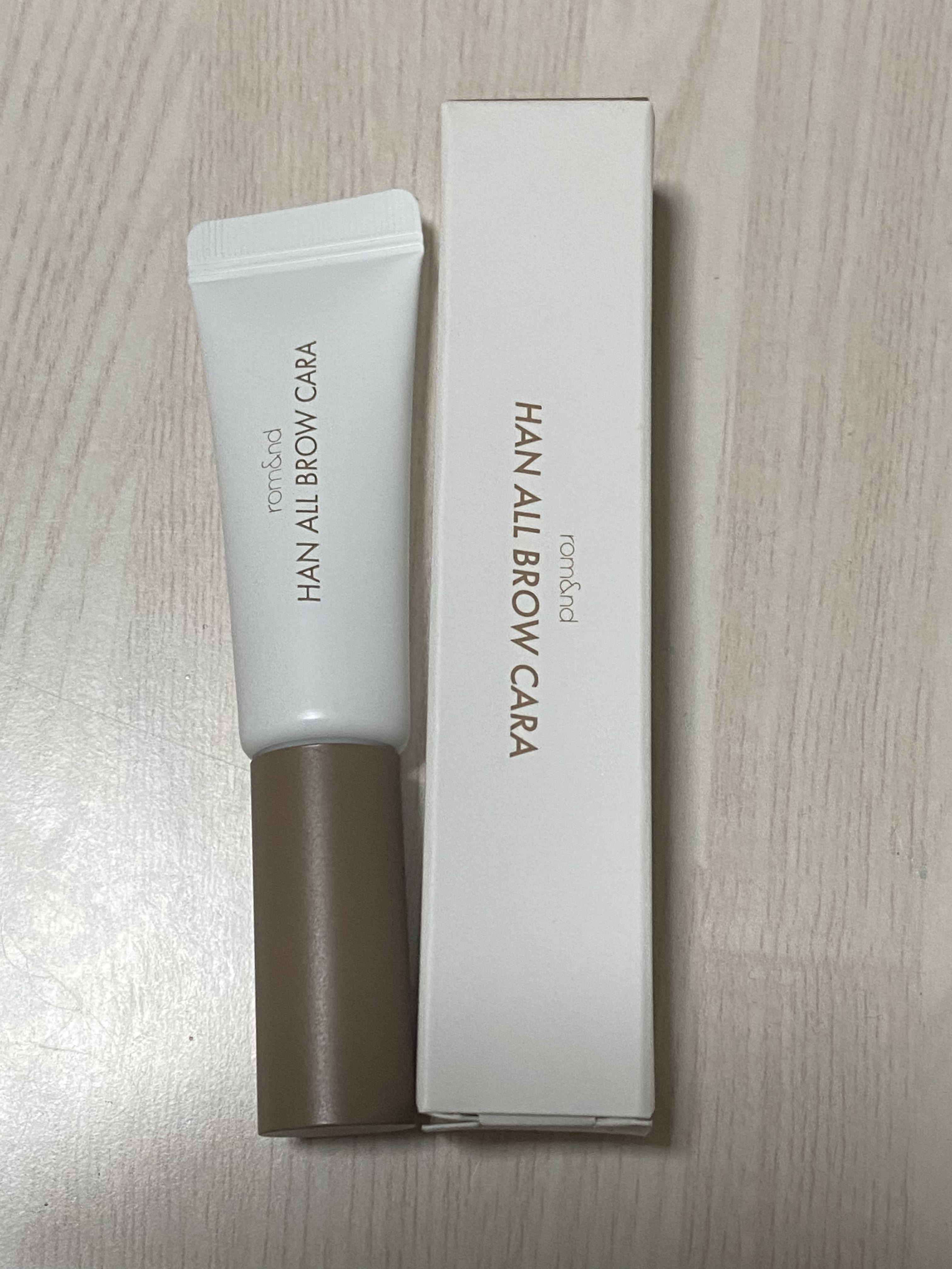 ハンオールブロウカラ/rom&nd/眉マスカラを使ったクチコミ（2枚目）