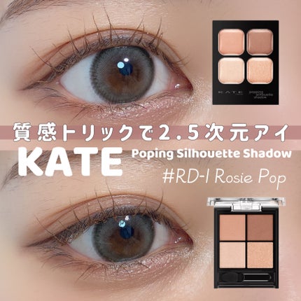 ケイト ポッピングシルエットシャドウ/KATE/アイシャドウパレットを使ったクチコミ(1枚目)