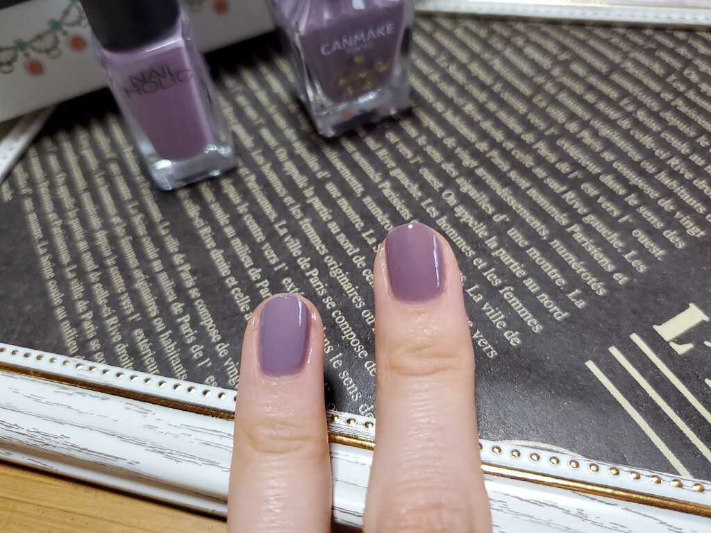 ネイルホリック Dusty pastel color PU114/ネイルホリック/マニキュアを使ったクチコミ（3枚目）