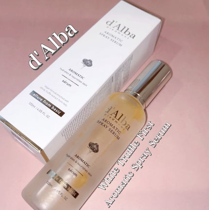 ホワイトトリュフファーストアロマティックスプレーセラム/ダルバ/ミスト状化粧水を使ったクチコミ(1枚目)