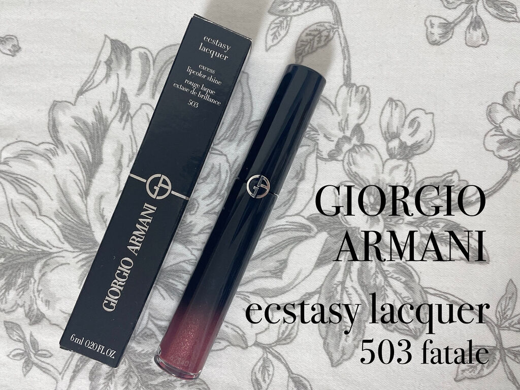 エクスタシー ミラー/ジョルジオ アルマーニ ビューティ/口紅を使ったクチコミ（1枚目）