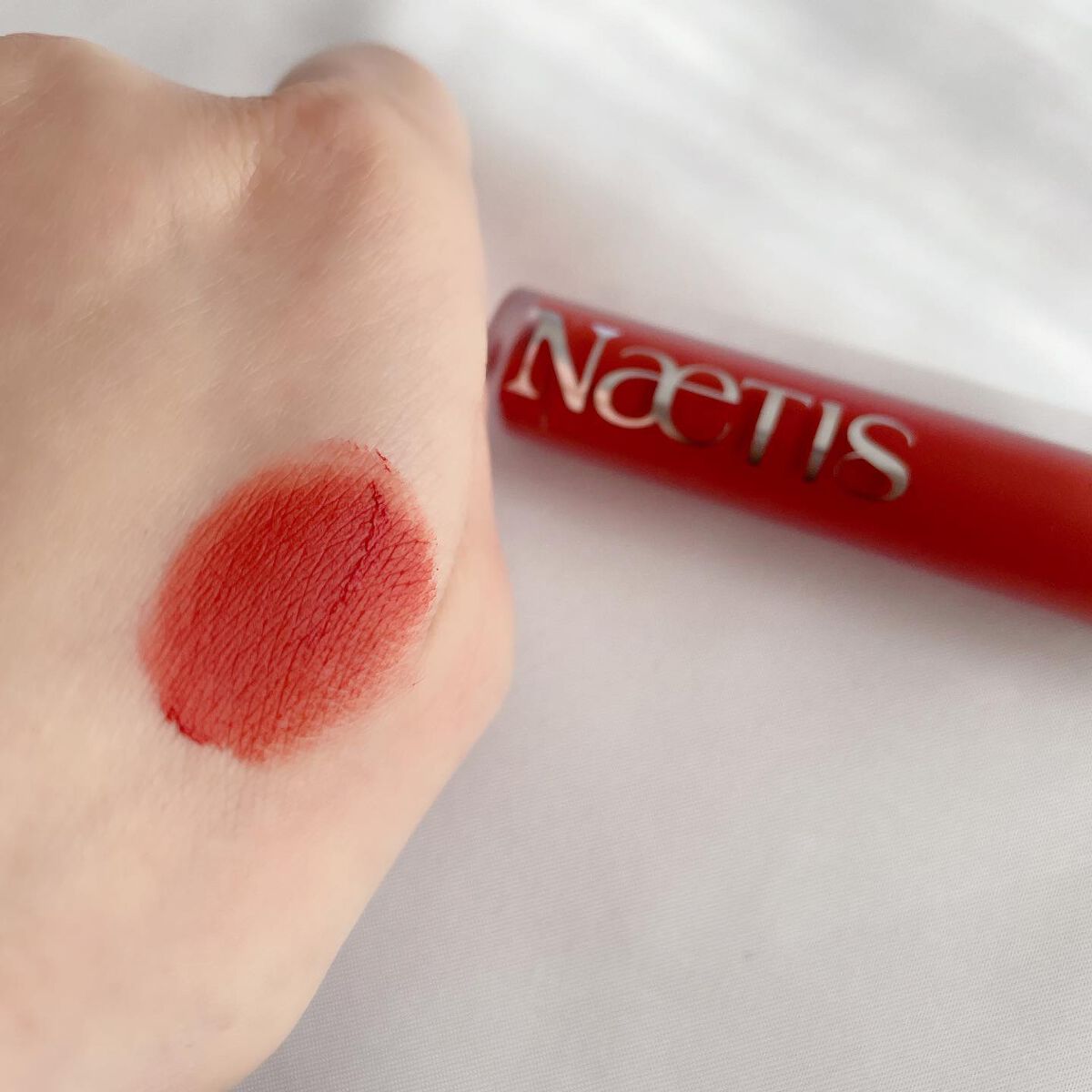 フェアリーコアステイブラーベルベットティント/NaeTIS/リップティントを使ったクチコミ(3枚目)