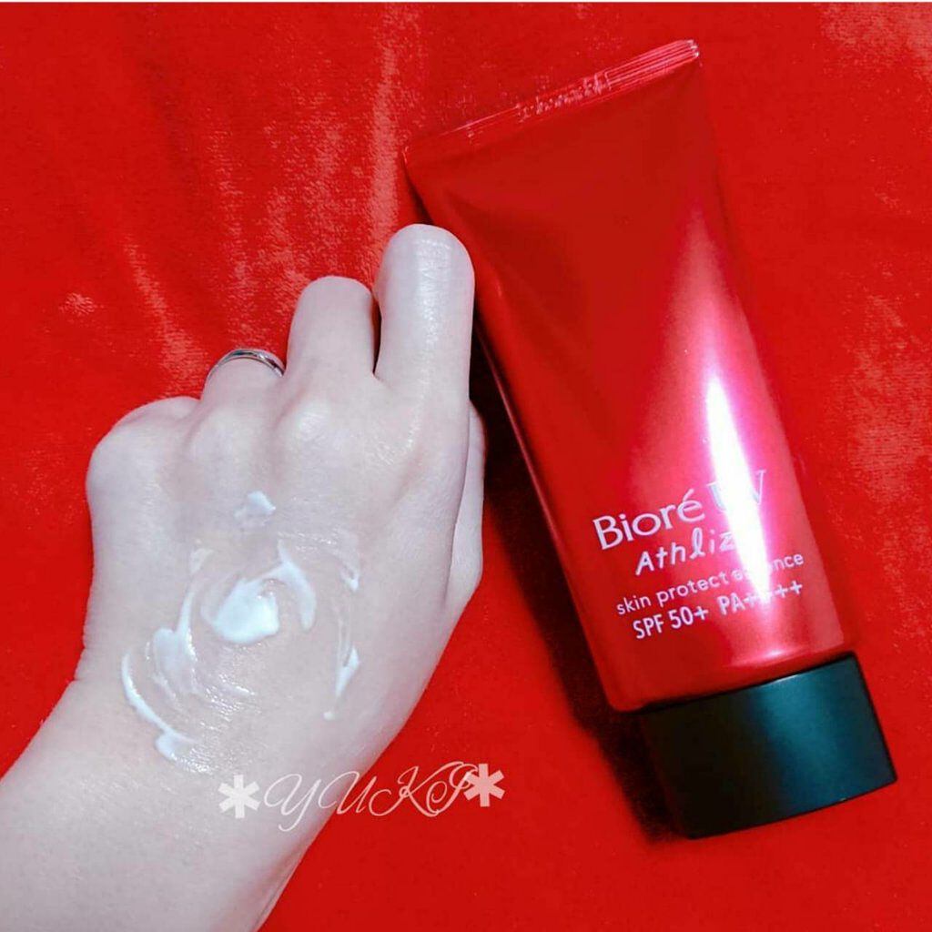 UV  アスリズム　スキンプロテクトエッセンス/ビオレ/日焼け止めローションを使ったクチコミ（3枚目）