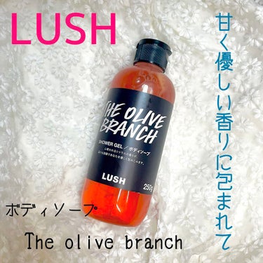 LUSHのボディソープ、オリーブ収穫祭(The olive branch)の紹介です🛁

LUSHのボディソープは固形石鹸や液体状、ゼリー状のものなど色々あって、好みの香りや保湿力などに応じて
店員さん