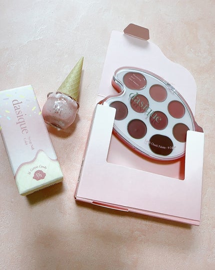 ムードペインティングリップアンドチークパレット/dasique/マルチパレットを使ったクチコミ(2枚目)