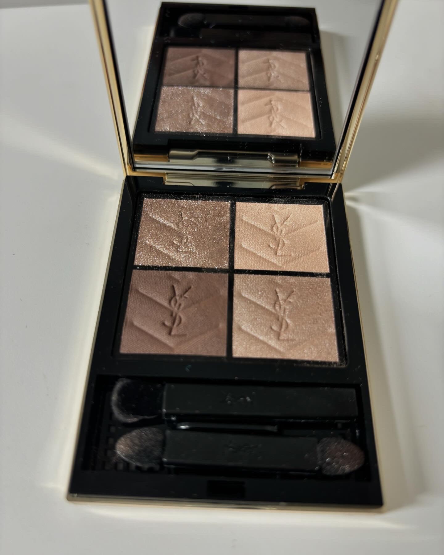 クチュール ミニ クラッチ #100 ストラ ドールズ/YVES SAINT LAURENT BEAUTE/アイシャドウパレットを使ったクチコミ（3枚目）