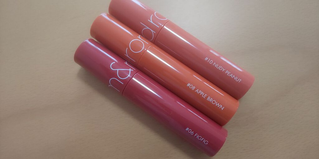 ジューシーラスティングティント/rom&nd/リップティントを使ったクチコミ（1枚目）