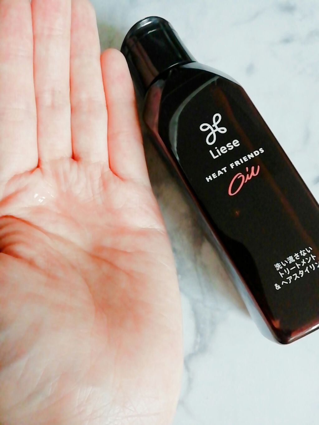 熱を味方にするオイル/リーゼ/ヘアオイルを使ったクチコミ(2枚目)