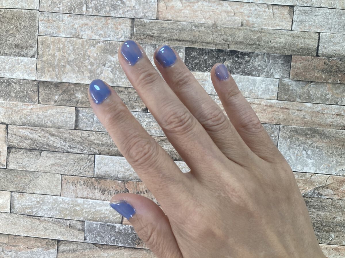 チャームスティックジェル #31 レトロブルー/OMD/オールインワンネイルを使ったクチコミ（1枚目）