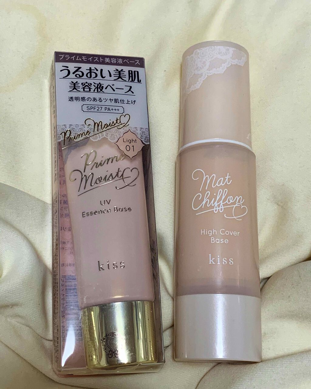 マットシフォン UVホワイトニングベースN/KiSS/化粧下地を使ったクチコミ（2枚目）
