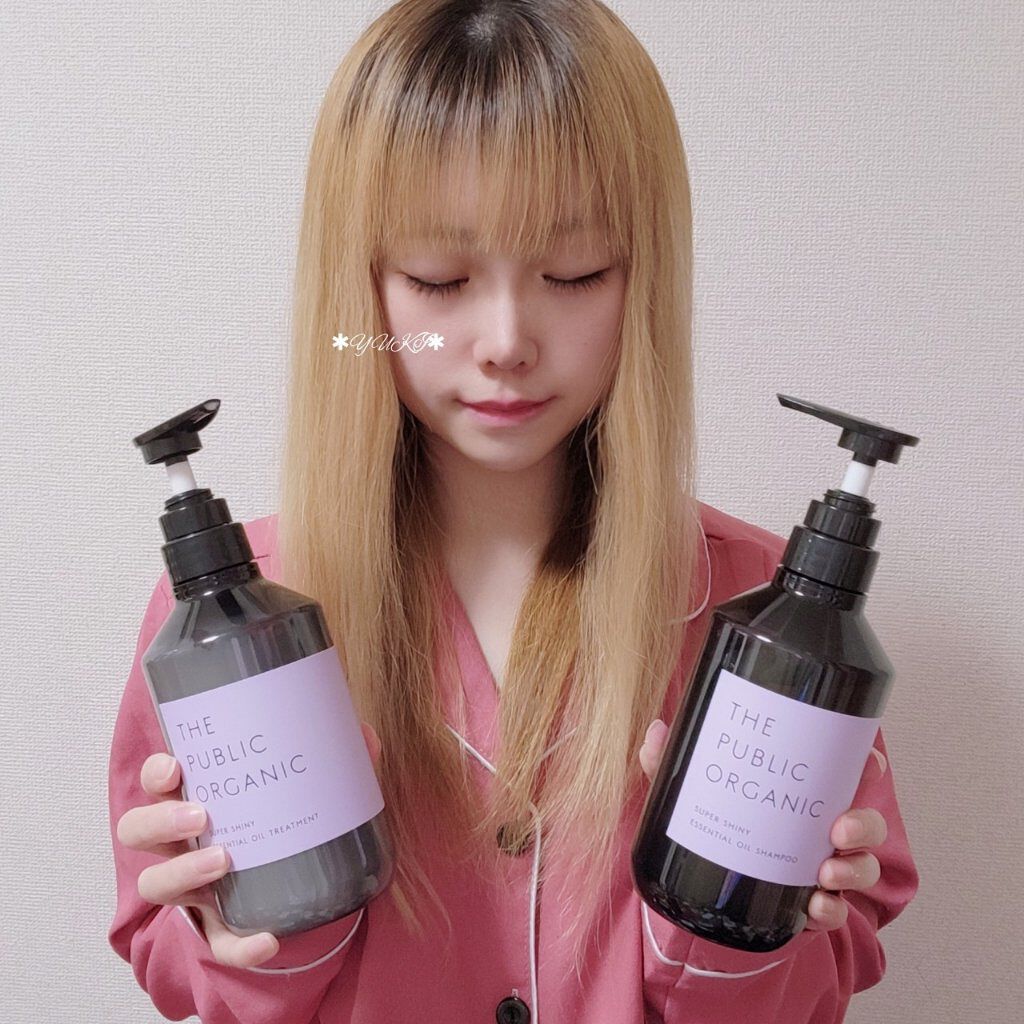 スーパーシャイニー SMシャンプー／SMトリートメント トリートメント本体 480ml/THE PUBLIC ORGANIC/市販シャンプーを使ったクチコミ（1枚目）