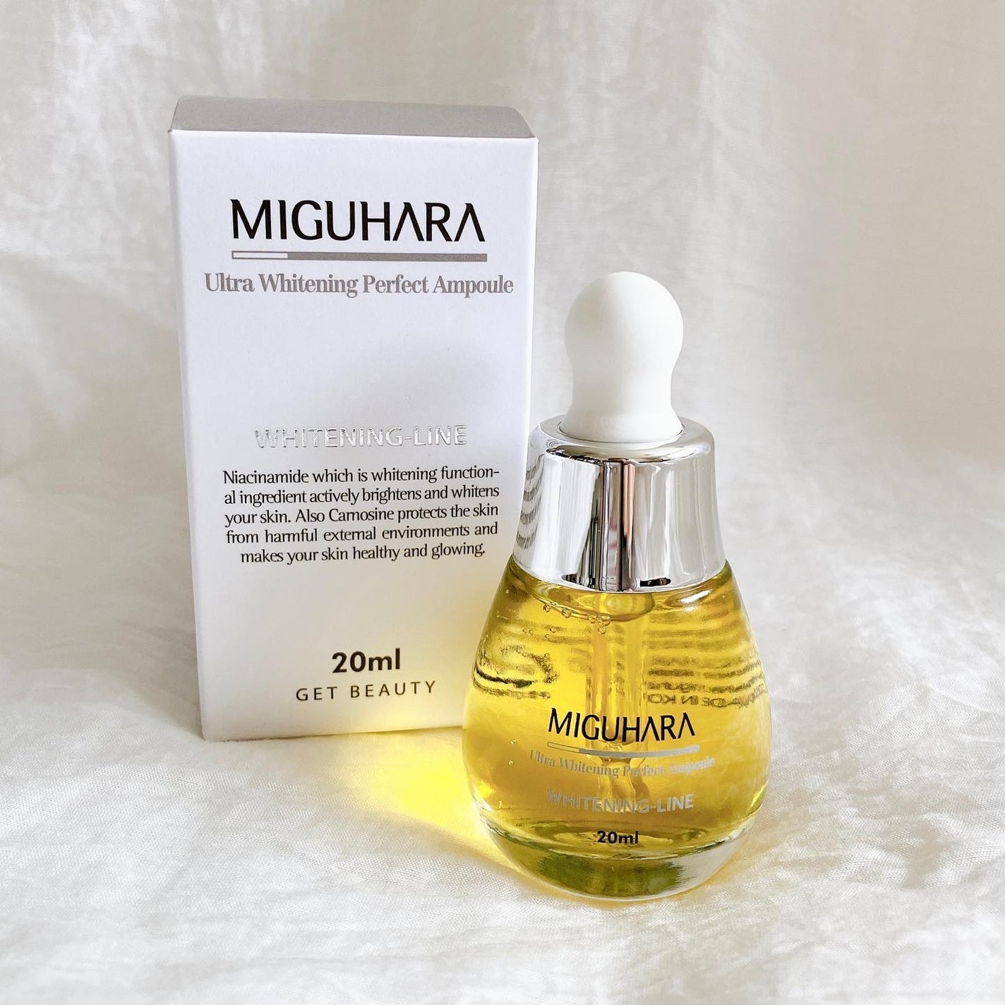 Ultra Whitening Perfect Ampoule/MIGUHARA/美容液を使ったクチコミ(1枚目)